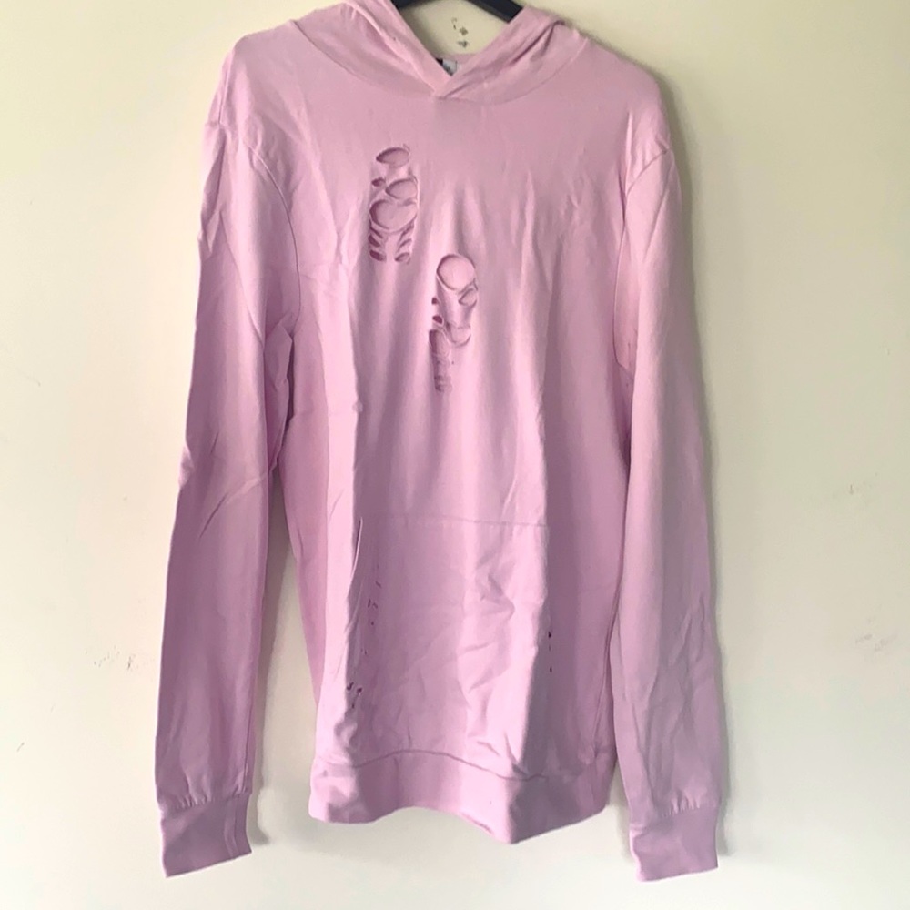 Distressed Topman Oversized Hoodie